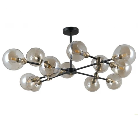 Потолочная люстра на штанге Omnilux Fasano OML-94207-12 (220V, шарики)