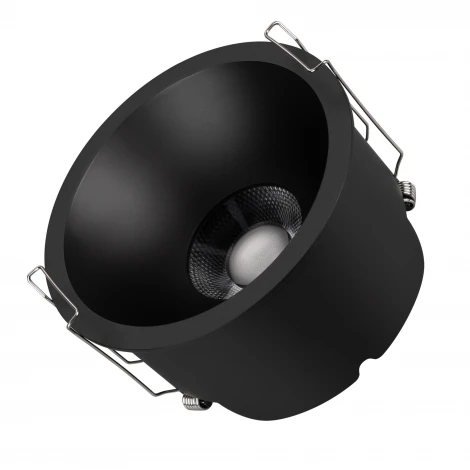 Встраиваемый точечный светильник MS-HARBOR-R123-20W Warm3000 (BK, 50 deg, 230V) (Arlight, IP20 Металл) 048278 (LED)