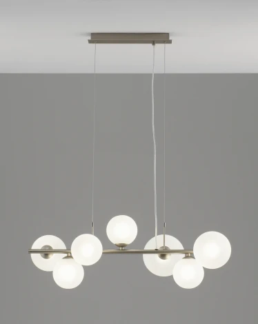 Подвесной светильник Moderli Renny V11467-7P (220V, на тросе, шарики)