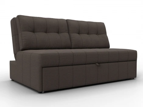 Диван прямой Лига-107 (140) (ЛДСП,Брус,Фанера,Рогожка/Коричневый) Лига Диванов 134902