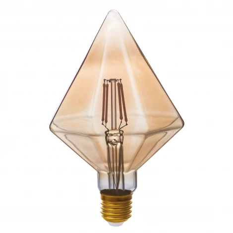 Лампочка светодиодная филаментная прозрачный конус E27 4W Thomson Deco Crystal TH-B2198