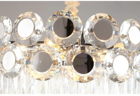Подвесная люстра Nikoul APL.832.13.12 (220V, хрусталь, на цепи)
