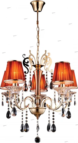 Подвесная люстра Arte Lamp Tramonto A3404LM-5GO
