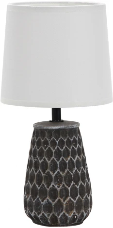 Настольная лампа Escada Juventus 10171/L Black 1х40Вт Е14, керамика/ткань, черный