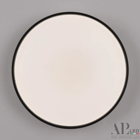 Потолочный светильник светодиодный с пультом с регулировкой цветовой температуры, яркости и ночным режимом APL LED Toscana PRO 3315.XM302-2-328/18W Black TD