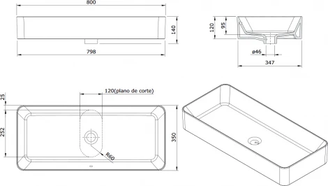 Раковина Sanindusa Sanlife 136349