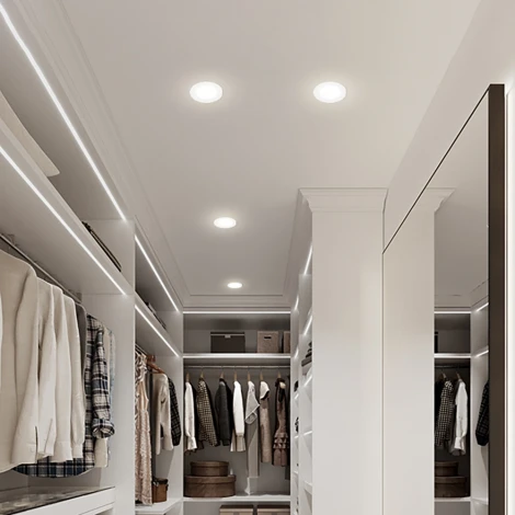 Светодиодный светильник Feron ONE AL528 48872 встраиваемый 8W 4000K белый (220V, круглые, IP40)