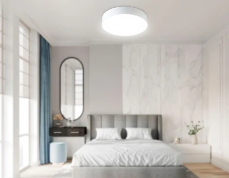 Потолочный светодиодный светильник с пультом управления Ambrella Orbital FZ1350 WH белый IP20 40W 3000-6500K