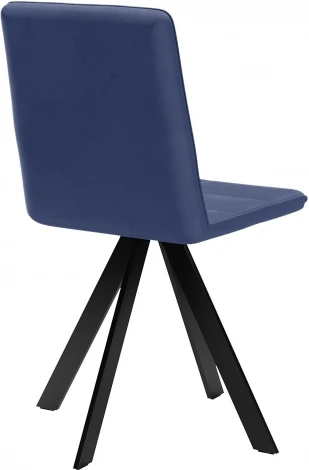 Стул DikLine 230 поворотный B8 BLUE, ножки черные арт.00-00073498