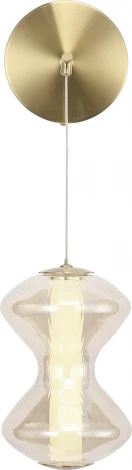 Бра ST Luce Spine SL6136.201.01 золото/коньячный LED 1*6W 3000K (220V)