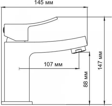 Смеситель Wasserkraft Aller 1064 для раковины