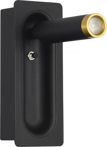 Спот ST Luce SL6238 SL6238.401.01 черный/черный,латунь LED 1*3W 4000K (220V)