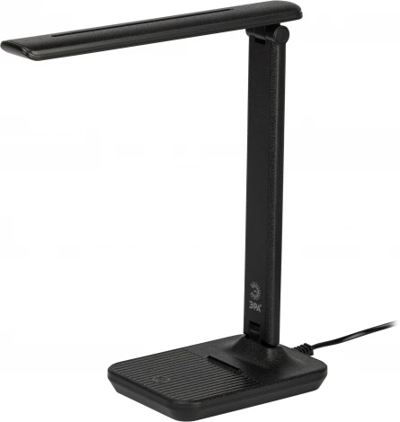 Офисная настольная лампа светодиодная складываемая с регулировкой цветовой температуры и яркости ЭРА NLED-500-10W-BK (220V, сенсорный выключатель)