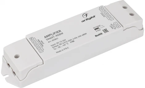 Усилитель SMART-RGBW (12-24V, 4x5A) (IP20 Пластик) 023831 Arlight