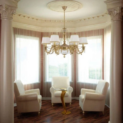 Потолочная люстра Kutek Baccara BAC-ZW-6+1(P/A) (220V)