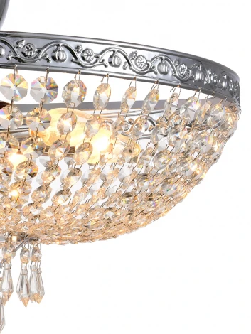Потолочная люстра Natali Kovaltseva Rococo 81407/6C CHROME
