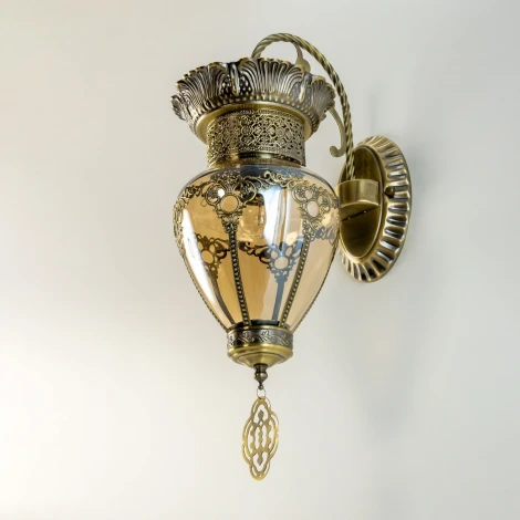 Бра настенное Каир CL419413 (220V, ковка, подвески)