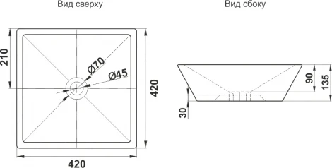 Рукомойник Melana A562-805