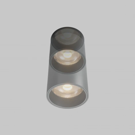 Встраиваемый светильник светодиодный под гипсокартон Maytoni Focus Led DL125-L12-3K-TRS-B (220V, круглые)