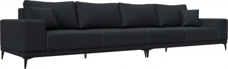 Диван прямой Льюес Лонг Лига Диванов (Замша) арт.126720