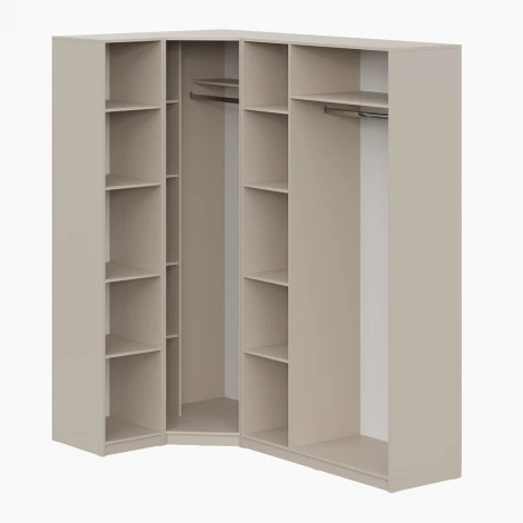 Шкаф с наполнением Арника (14 полок + 2 штанги) ШК 5, Меланж