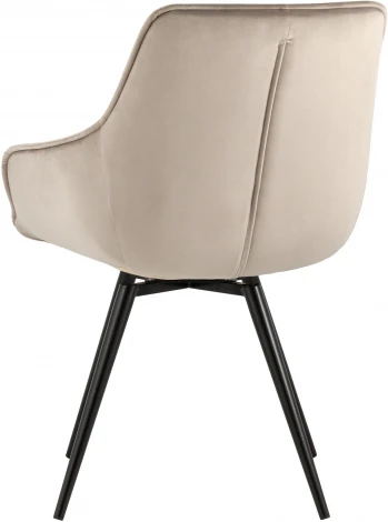 Стул вращающийся Сеул велюр серо-бежевый УТ000035943