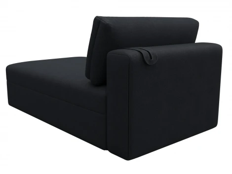 Модуль канапе Лига-060 НПБ (ЛДСП,Брус,Фанера,Замша/Темно-серый) Лига Диванов 129559