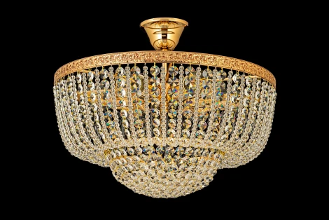 Потолочная люстра буше Arti Lampadari Favola E 1.3.40.502 G (220V, хрусталь)