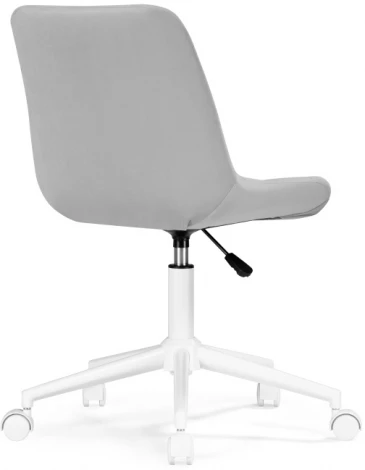 Компьютерное кресло для оператора Woodville Честер (Металл/Велюр, Белый/Серый) 533177