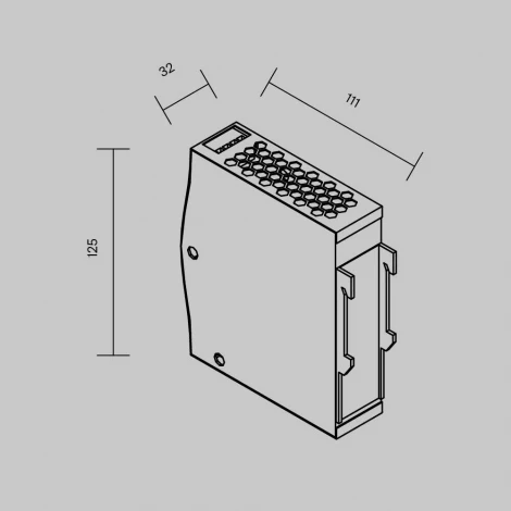 Блок питания PSL015 24В 75Вт Maytoni Блоки питания 24В 821011