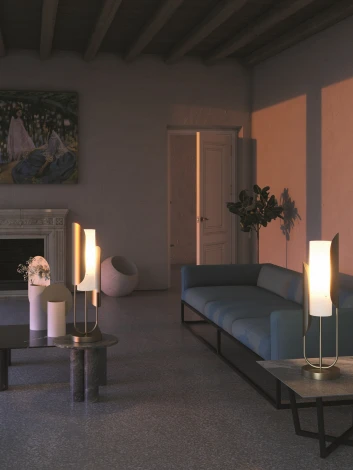 Интерьерная настольная лампа Maytoni Сipresso Z014TL-01G (220V, выключатель)