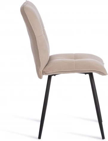 Стул обеденный Sweet Tetchair (Флок/Бежевый,Черный) арт.24647