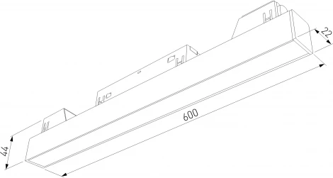 Трековый светильник магнитный 30W 4200K (белый) Elektrostandard Slim Magnetic 85034/01 (LED, 48V)