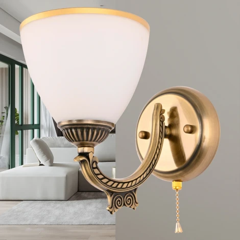 Бра с выключателем Arte Milano AM342837 342837/1W AB (220V)