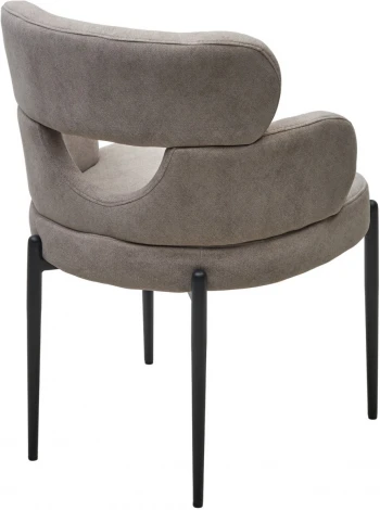 Стул M-City VALTER AR627-11B Молочный, ткань / Черный каркас