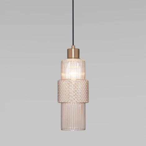 Подвесной светильник Eurosvet Soho 50209/1 бронза (220V, на проводе, круглые)