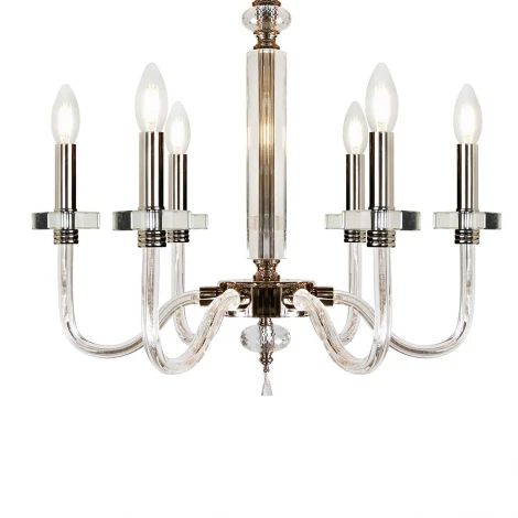 Подвесная люстра iLamp Vibe P9474-6 Nickel