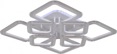 Потолочная люстра светодиодная на штанге с пультом Reluce 09826-3.3-4+4A WH (RGB) (220V)