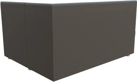 Диван кухонный угловой Уют правый угол (Серый/Рогожка) Лига Диванов арт.123898