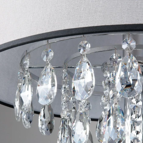 Торшер Eurosvet Opera 01037/1 хром/прозрачный хрусталь Strotskis