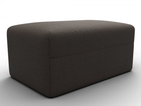 Модуль пуф Лига-060 НПБ (ЛДСП,Брус,Фанера,Рогожка/Коричневый) Лига Диванов 129734