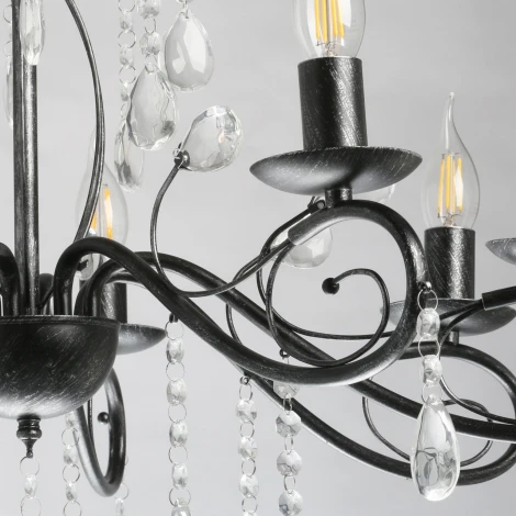 Подвесная люстра De City Лада 442010708 (220V, подвески, на цепи, подсвечник, свеча)