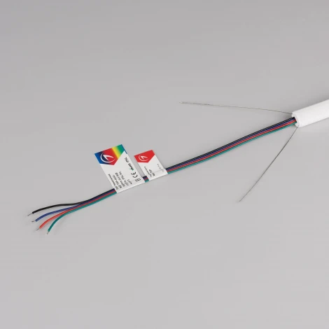 Светодиодная лента герметичная WAVE-TOP-A240-18x15mm 24V RGB (10 W/m, IP54, 5m, wire x1) (Arlight, Вывод прямой) 052417