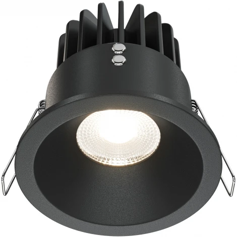 Встраиваемый светильник Zoom 4000K 1x12Вт 60° IP 65 Dim Triac LED Maytoni Technical DL034-L12W4K-D-B (220V, круглые)
