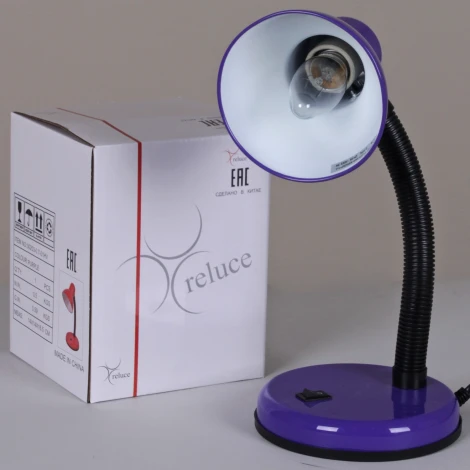 Офисная настольная лампа с выключателем Reluce 00203-0.7-01 PURPLE