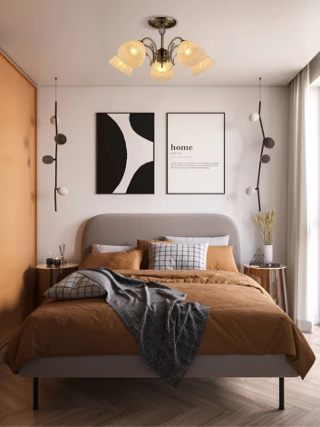 Потолочная люстра на штанге Мелодия Света SL1N 000022546