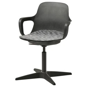 ODGER ОДГЕР Рабочее кресло c подушкой, антрацит