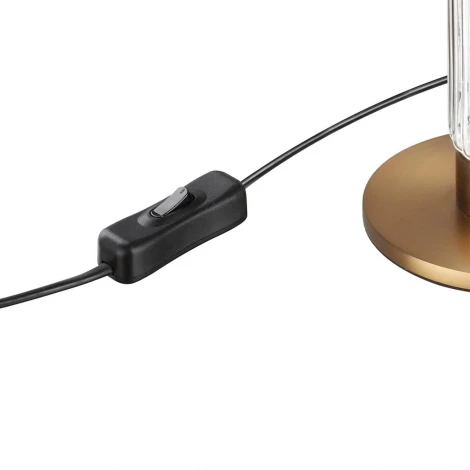 Настольная лампа Odeon Light Collier 5455/15TL сатин.латунь/терракот/черный LED 15W 4000K