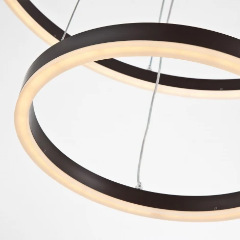 Подвесной светильник светодиодный с пультом с регулировкой цветовой температуры и яркости LED4U LED4U L55000-2HL BR