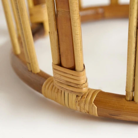 Комплект террасный AKIRA /с подушкой/ Natural (натуральный) (skin rattan eco)